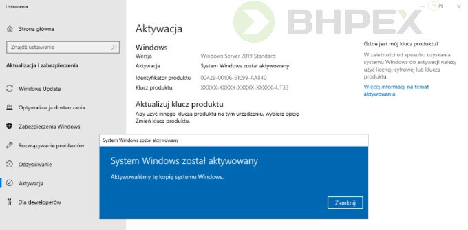 Instalacja Windows Server 2019