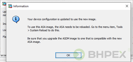 upgrade software information