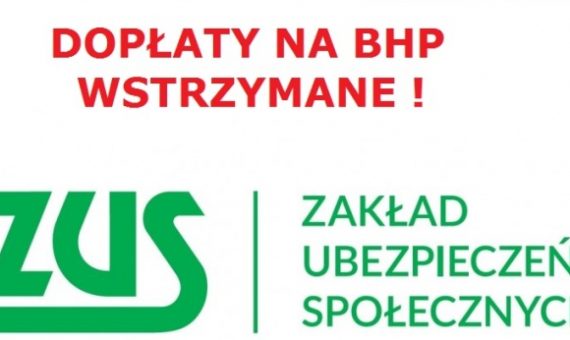 Zakład ubezpieczeń społecznych wstrzymuje program dopłat do BHP