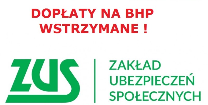 ZUS wstrzymuje dopłaty na BHP